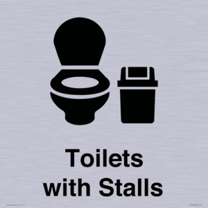 Toilets: Stalls with Sanitary Bin